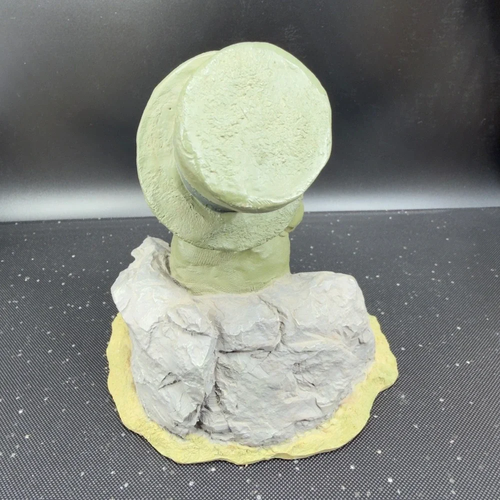 Fionn Leprechaun Figurine Blarney Stone Lucky Clover Ladybug Irish Figurine VTG‎
